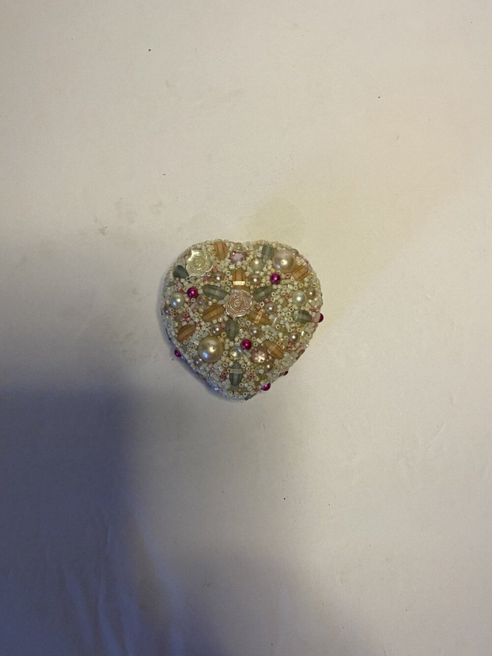 Bejeweled Heart Shaped Jewelry Box